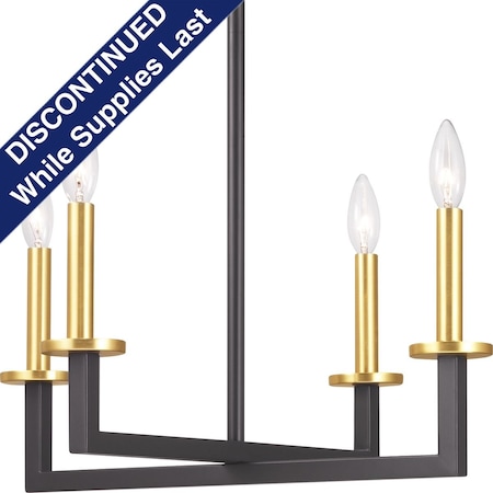 Progress Lighting Blakely Collection Four-Light Chandelier P400179-143